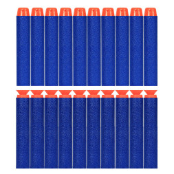 Пистолет с мягкими пулями и фонариком на батарейках "BlazeStorm" - ZC7083