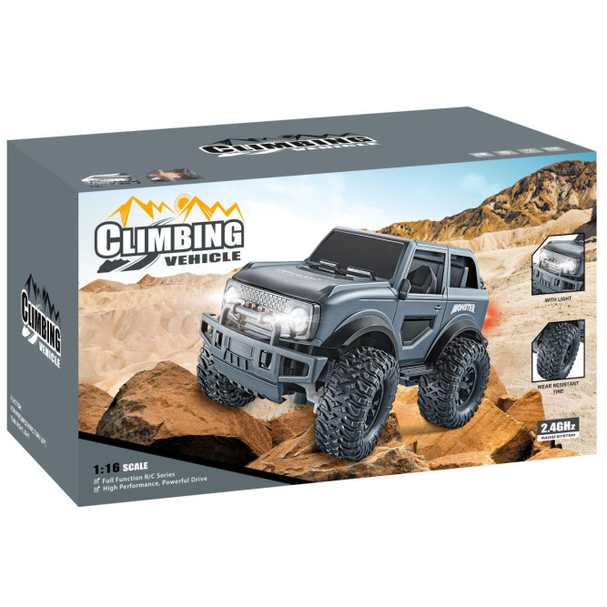 Радиоуправляемый серый джип 4WD 1:16 - 518-01-GREY