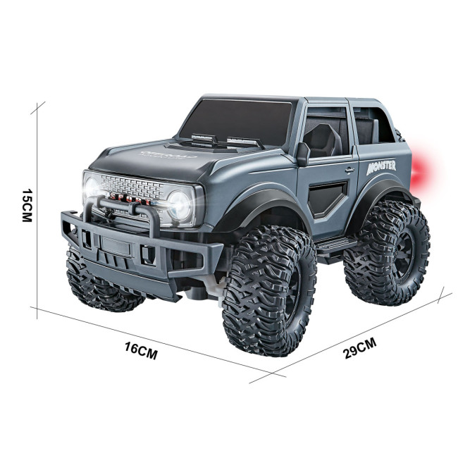 Радиоуправляемый серый джип 4WD 1:16 - 518-01-GREY