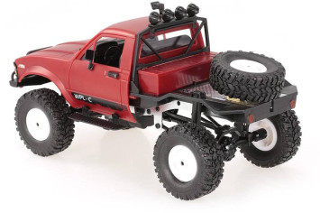 Радиоуправляемая машина WPL пикап Hilux (красный) 4WD 2.4G 1:16 RTR - WPLC-14-RED