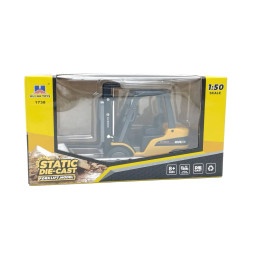 Металлический вилочный погрузчик HuiNa 1:50 - HN1738-YELLOW