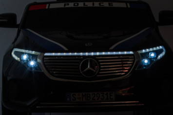 Детский электромобиль Mercedes Benz Police EQC 400 4MATIC - HL378-WHITE