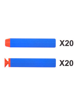 Автомат черный на батарейках с мягкими пулями - G2B