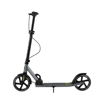 Самокат Двухколесный Складной, с Ручным Тормозом, Серый - MSC-L205A-G