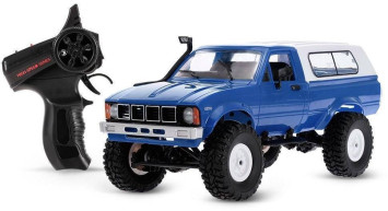 Радиоуправляемая машина WPL пикап Hilux (синяя) 4WD 2.4G 1:16 RTR - WPLC-24-BLUE