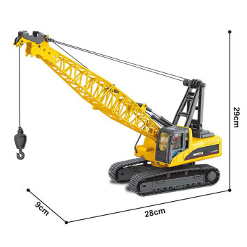 Масштабная модель гусеничный кран HuiNa масштаб 1:35 - HN1155