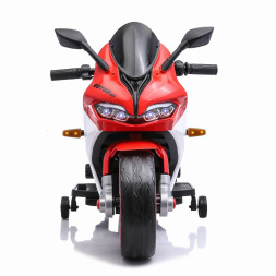 Детский электромотоцикл Ducati (12V, EVA, ручка газа, спидометр) - FT-821-RED-WHITE