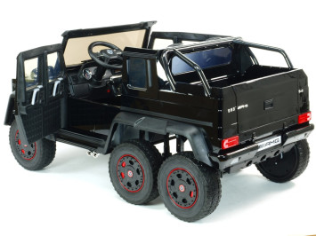 Двухместный электромобиль Mercedes Benz G63 6x6 4WD - ABL1801-BLACK-PAINT