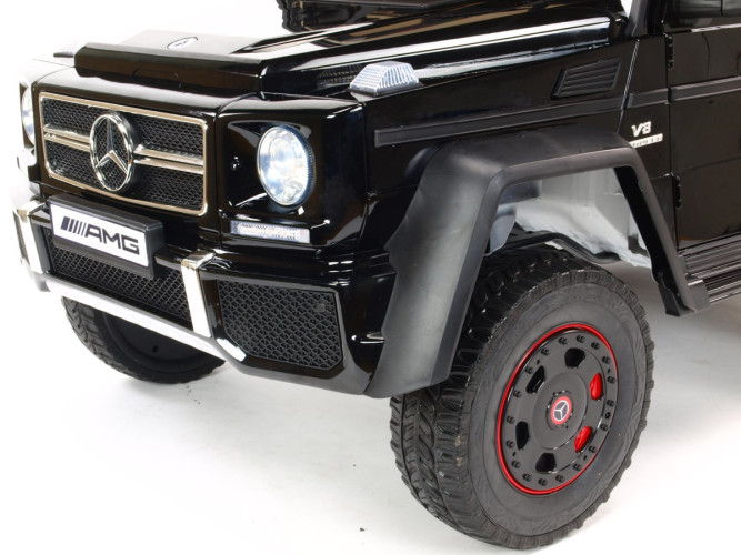 Двухместный электромобиль Mercedes Benz G63 6x6 4WD - ABL1801-BLACK-PAINT
