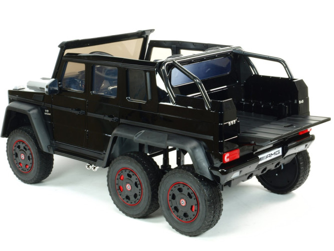 Двухместный электромобиль Mercedes Benz G63 6x6 4WD - ABL1801-BLACK-PAINT
