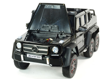 Двухместный электромобиль Mercedes Benz G63 6x6 4WD - ABL1801-BLACK-PAINT