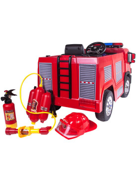 Электромобиль - пожарная машина с игровым набором - SX1818