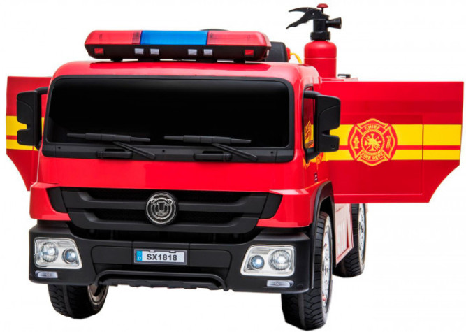 Электромобиль - пожарная машина с игровым набором - SX1818