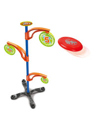 Набор для стрельбы 2в1 (лук со стрелами и стойкой с мишенями + фрисби) - 29881G-1