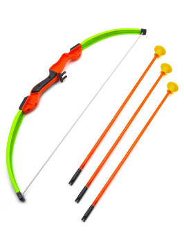 Набор для стрельбы 2в1 (лук со стрелами и стойкой с мишенями + фрисби) - 29881G-1