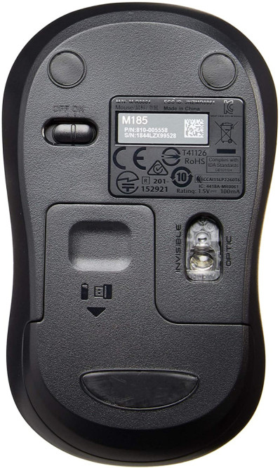 Беспроводная мышь Logitech M185 Blue - 910-002632