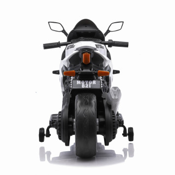 Детский электромотоцикл Ducati (12V, EVA, ручка газа, спидометр) - FT-821-WHITE