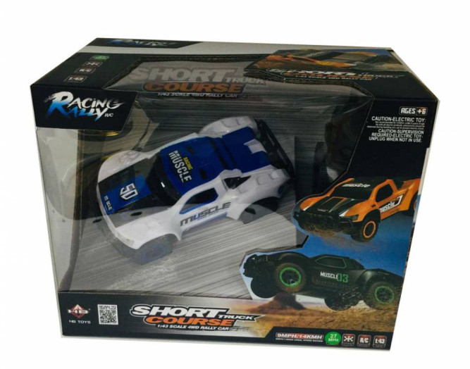 Радиоуправляемая багги шорт-корс 1:43 (15 см, з/у+акк) - HB-DK4302