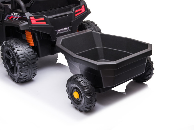 Детский электромобиль багги с прицепом (красный, 12В, 2WD, EVA, пульт) - BDM0929-RED-TRAILER