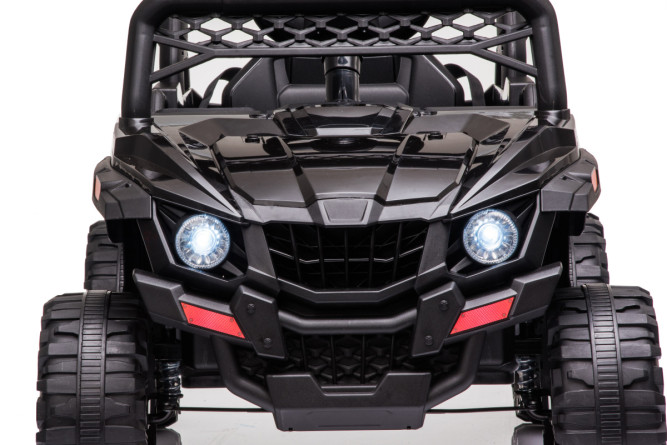 Детский электромобиль багги с прицепом (черный, 12В, 2WD, EVA, пульт) - BDM0929-BLACK-TRAILER