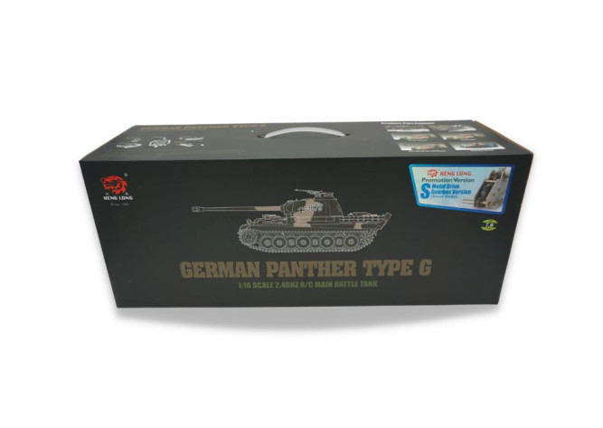 Радиоуправляемый танк Heng Long Panther Type G Original V7.0 масштаб 1:16 RTR 2.4G - 3879-1 V7.0