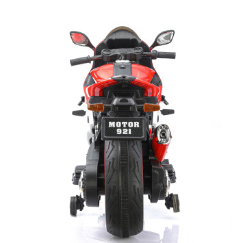 Детский электромотоцикл Ducati (12V, EVA, ручка газа, спидометр) - FT-921-RED-WHITE