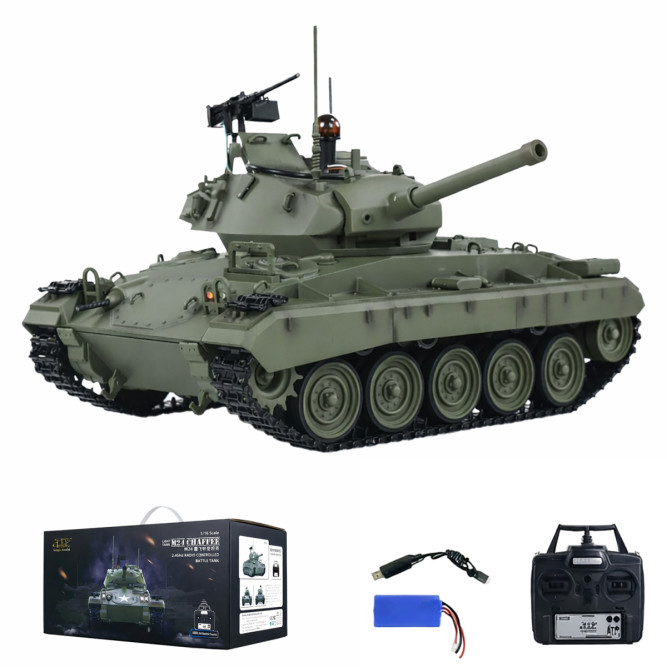 Радиоуправляемый танк M24 Chaffee - TD-M2402