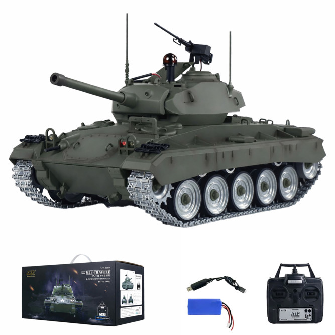 Радиоуправляемый танк M24 Chaffee Upgrade - TD-M2402U