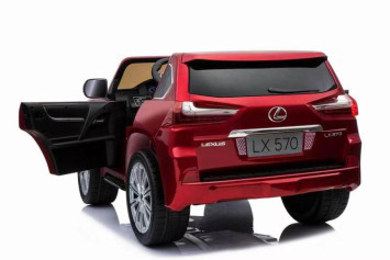 Детский электромобиль Lexus LX570 4WD MP4 - DK-LX570-RED-PAINT-MP4