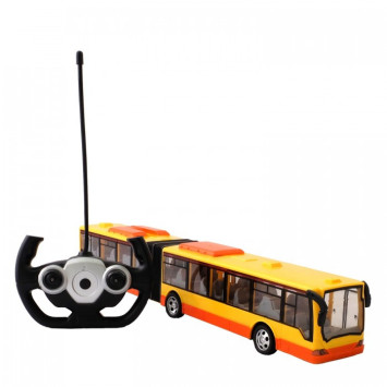 Радиоуправляемый пассажирский Автобус с гармошкой (желтый) - 666-676A-Y