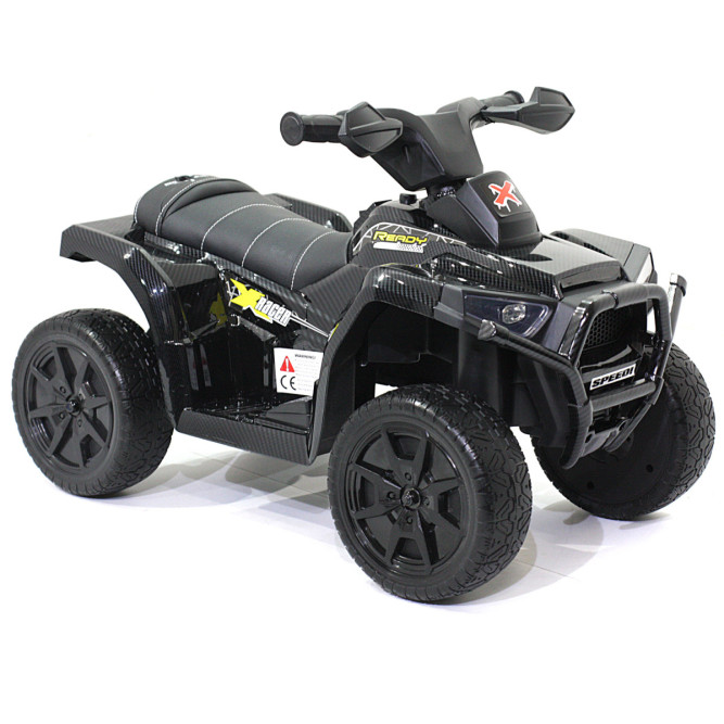 Детский квадроцикл 6V на резиновых колесах - XH116-CARBON-PAINT