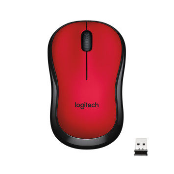 Беспроводная мышь Logitech M220 Silent Red - 910-004897