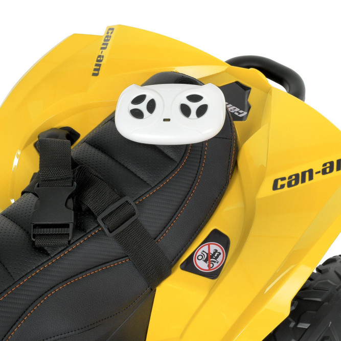 Детский электроквадроцикл BRP Can-Am Renegade (12V, полный привод, желтый) - DK-CA002-YELLOW