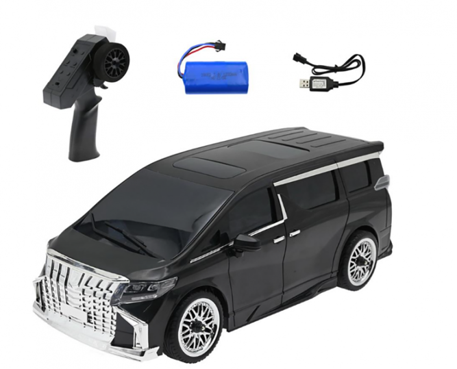 Радиоуправляемая машина для дрифта Alphard 2WD 1:16 (гироскоп, LED подсветка) - MN-68-BLACK