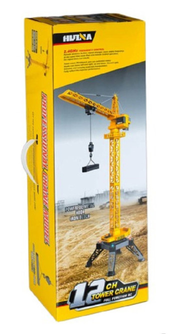 Радиоуправляемый башенный кран HUI NA TOYS масштаб 1:14 2.4G - HN1585