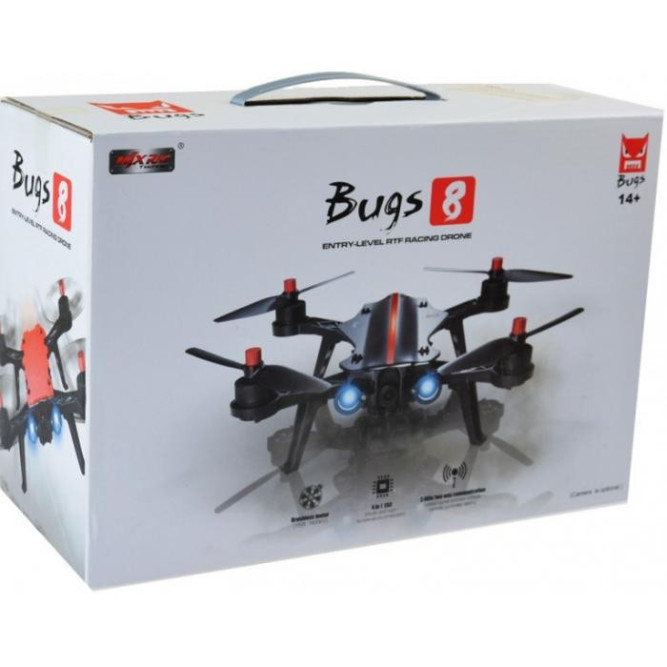 Радиоуправляемый квадрокоптер MJX Bugs 8 + FPV экран + FPV камера RTF 2.4G - MJX-B8-D43-C5830