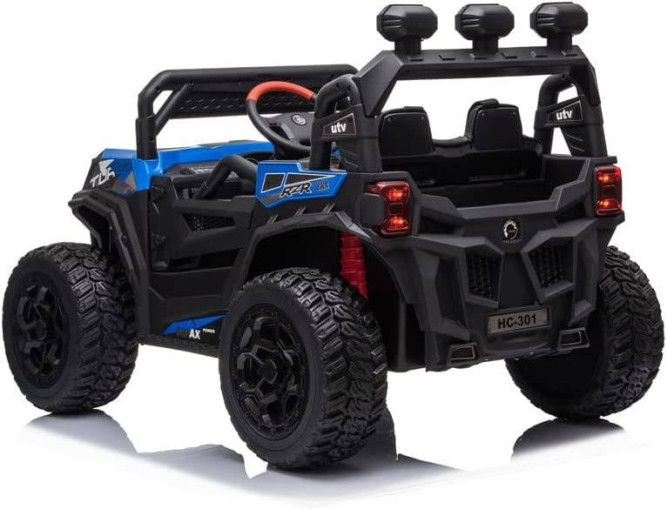 Детский электромобиль Багги (полный привод, EVA, 12V) - HC-301B-4WD-BLUE