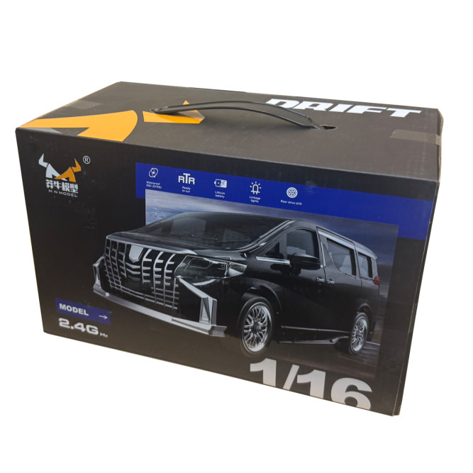 Радиоуправляемая машина для дрифта Alphard 2WD 1:16 (гироскоп, LED подсветка) - MN-68-WHITE