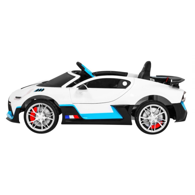 Детский электромобиль Bugatti Divo (белый лак, 12V) - HL338