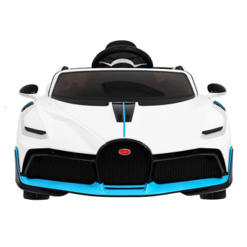 Детский электромобиль Bugatti Divo (белый лак, 12V) - HL338