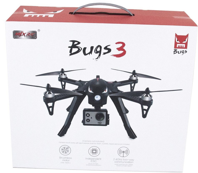 Радиоуправляемый квадрокоптер MJX Bugs 3  2.4G - B3