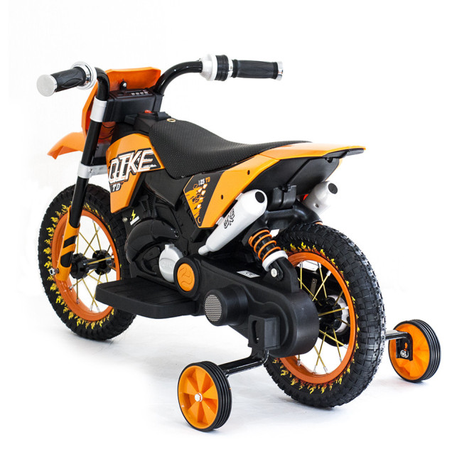Детский кроссовый электромотоцикл Qike TD Orange 6V - QK-3058-ORANGE