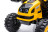 Детский электромобиль трактор с ковшом и прицепом (желтый, 2WD, EVA) - HL389-LUX-YELLOW-TRAILER