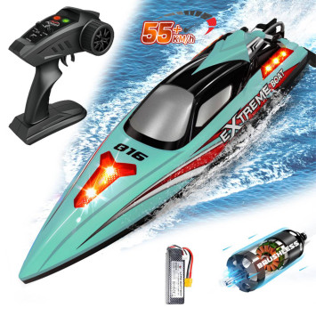 Радиоуправляемый катер Blue Extreme (48 см, 55 км/ч, Brushless, 2.4G) - HJ816PRO-BLUE