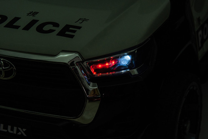 Электромобиль Toyota Hilux Police 4WD 12V - DK-HL860P-WHITE