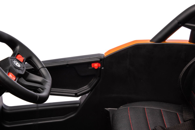 Детский электромобиль Багги (полный привод, EVA, 24V) - JH105-ORANGE