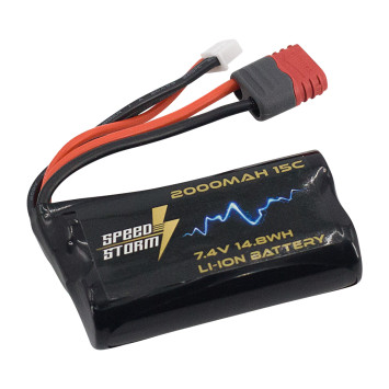 Аккумулятор Speed Storm Li-ion 18650 7.4V 2000 mAh разъем T-plug (Deans) - SS-2S2000-D