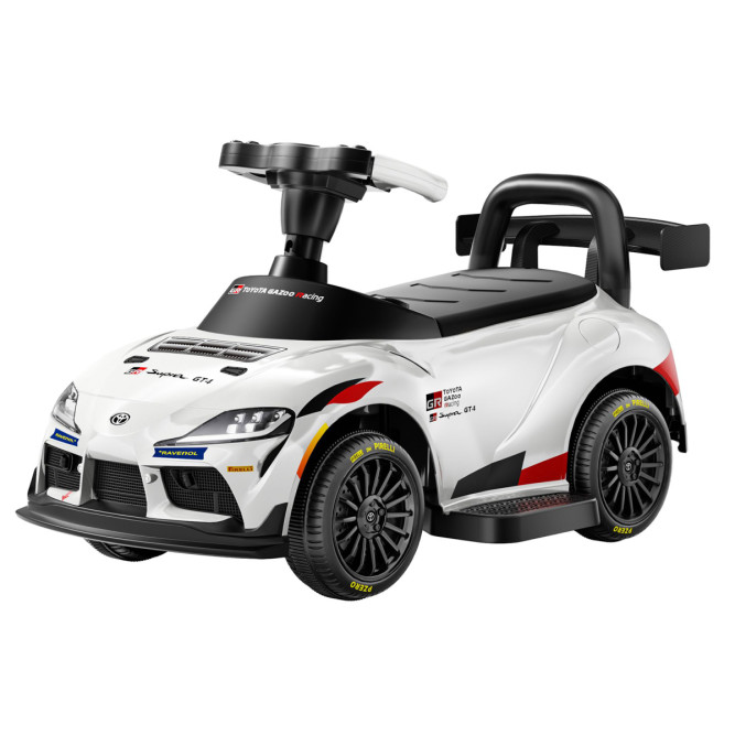 Электромобиль каталка Toyota GR SUPRA GT4 (6V, EVA, пульт) - SMT-519-WHITE