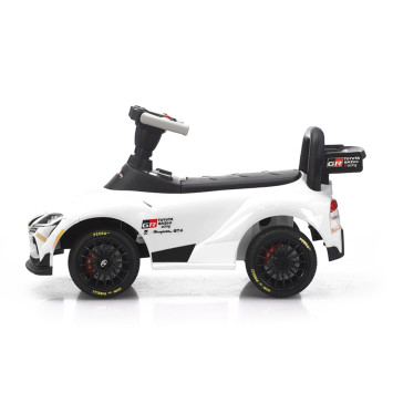 Электромобиль каталка Toyota GR SUPRA GT4 (6V, EVA, пульт) - SMT-519-WHITE