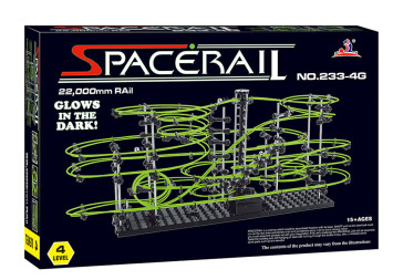Динамический конструктор Космические горки, новая серия, светящиеся рельсы, уровень 4 - 233-4G